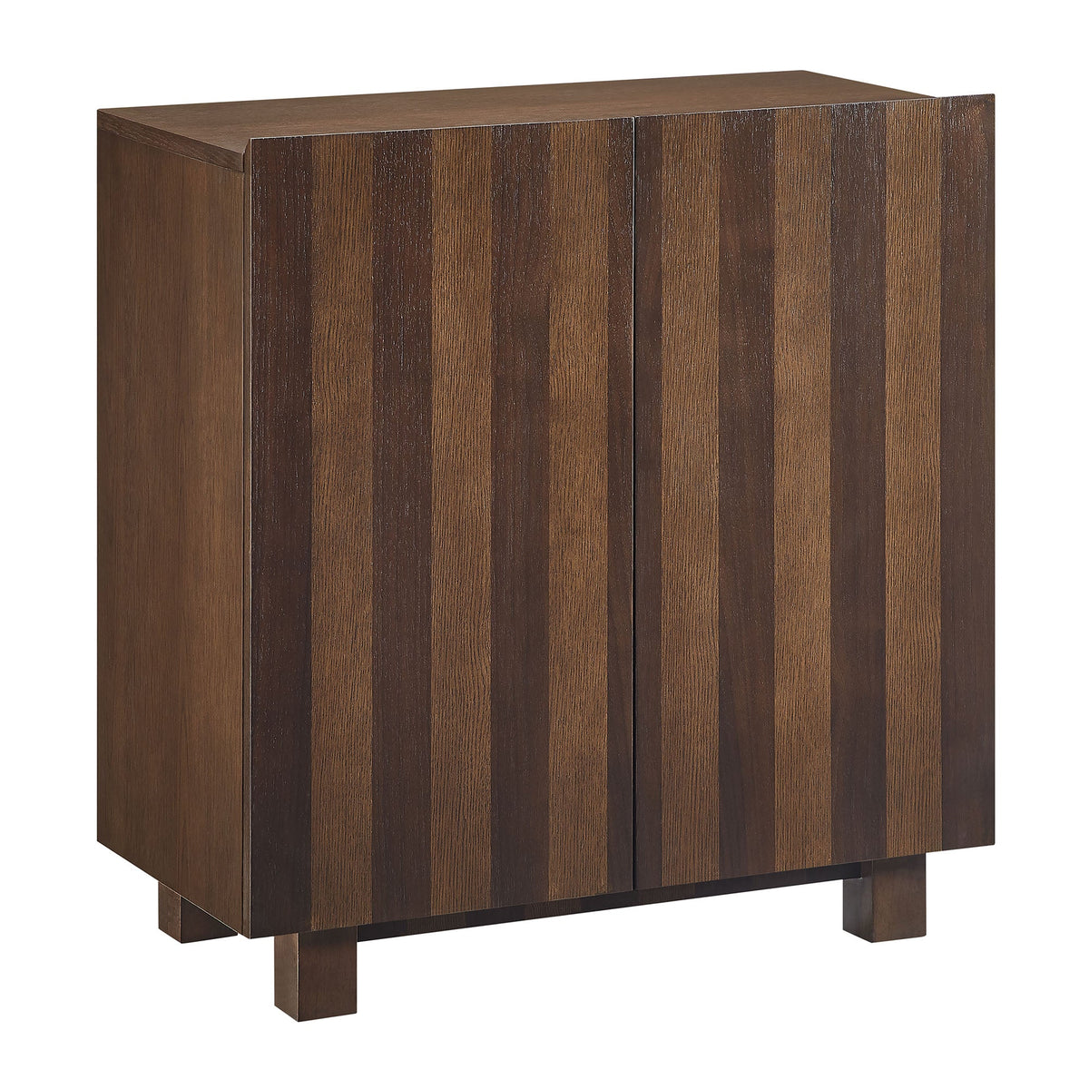 Kline 2-Door Striped Accent Cabinet