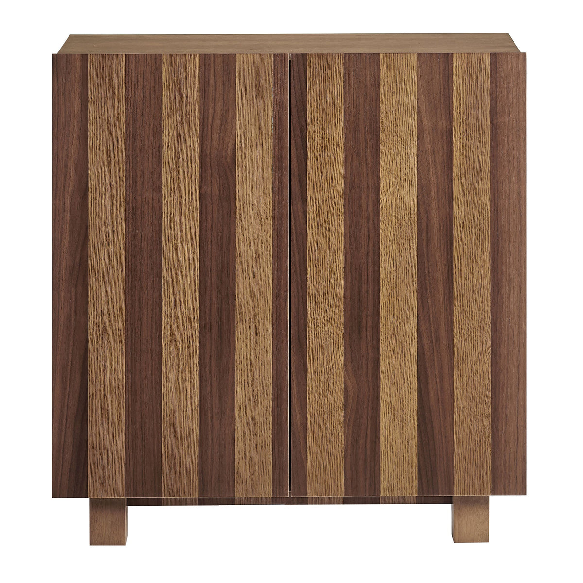 Kline 2-Door Striped Accent Cabinet