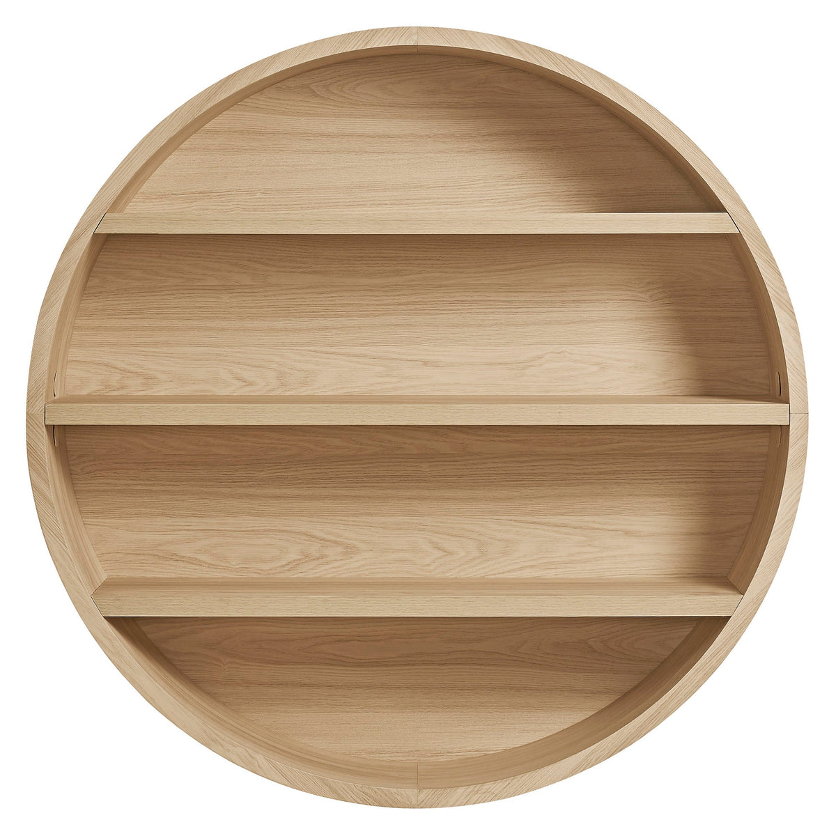 Romy 47" Round Wall Book Shelf