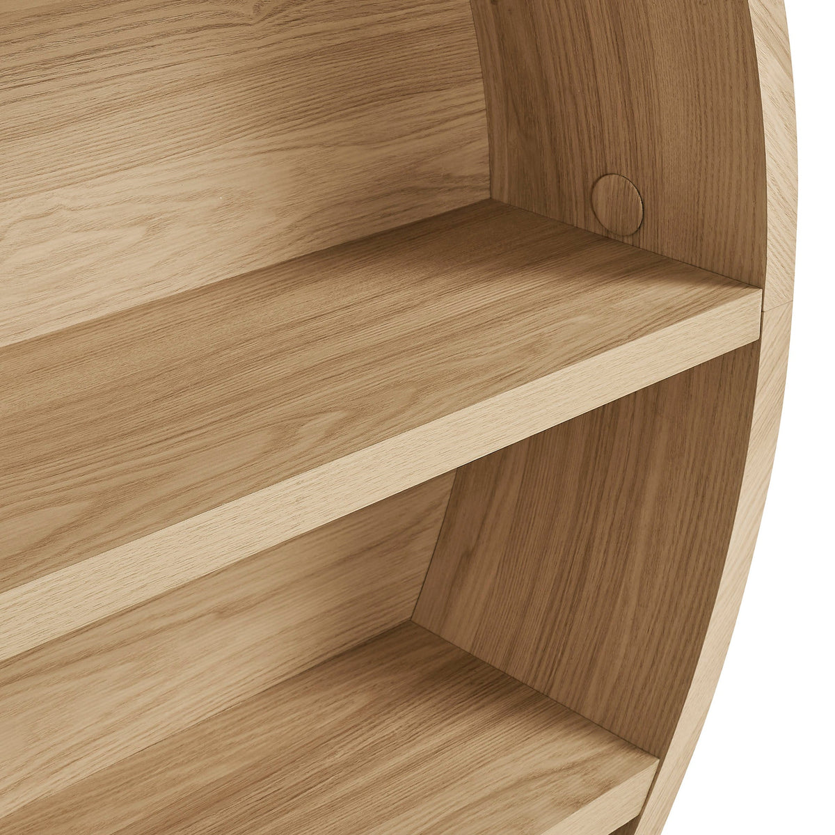 Romy 47" Round Wall Book Shelf