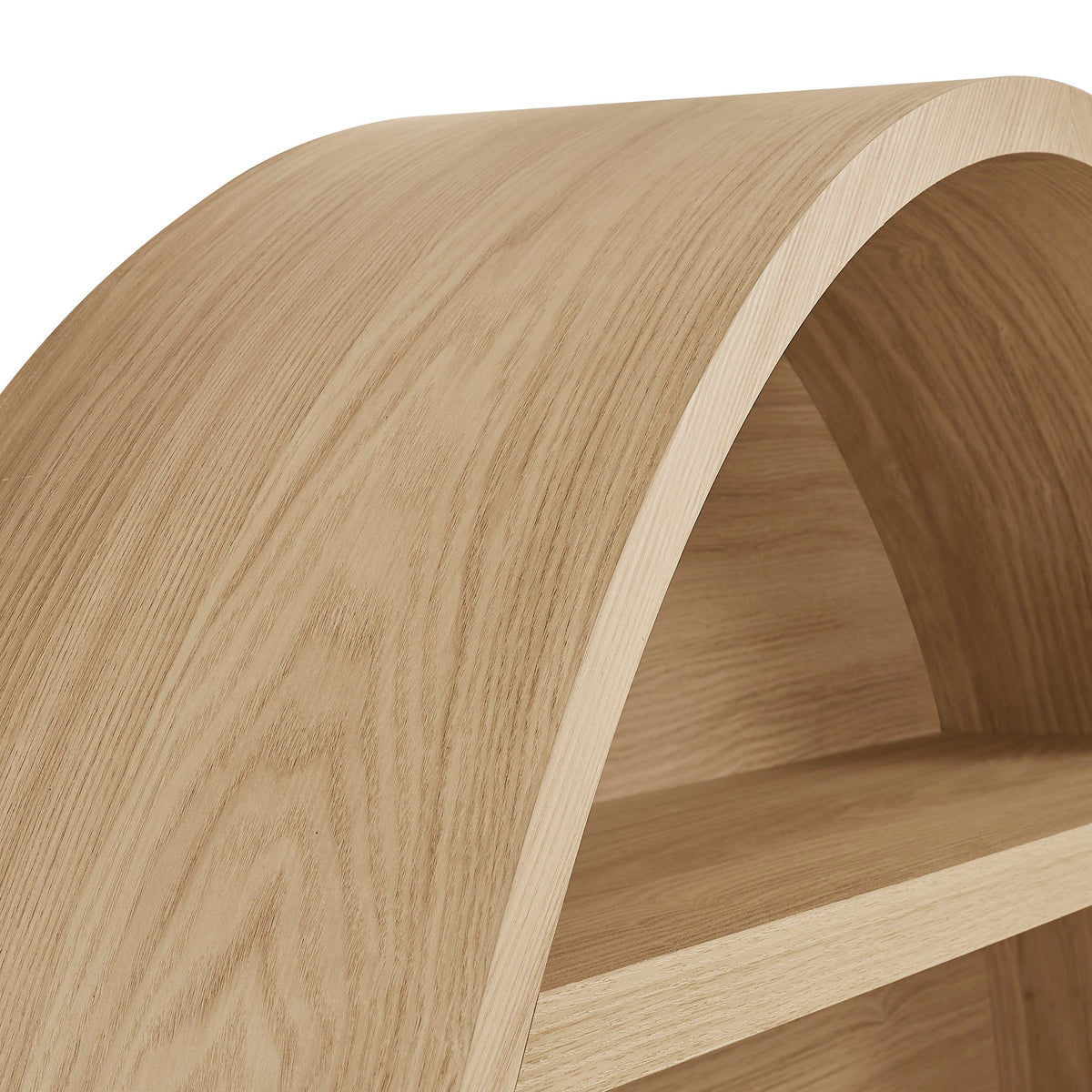 Romy 47" Round Wall Book Shelf