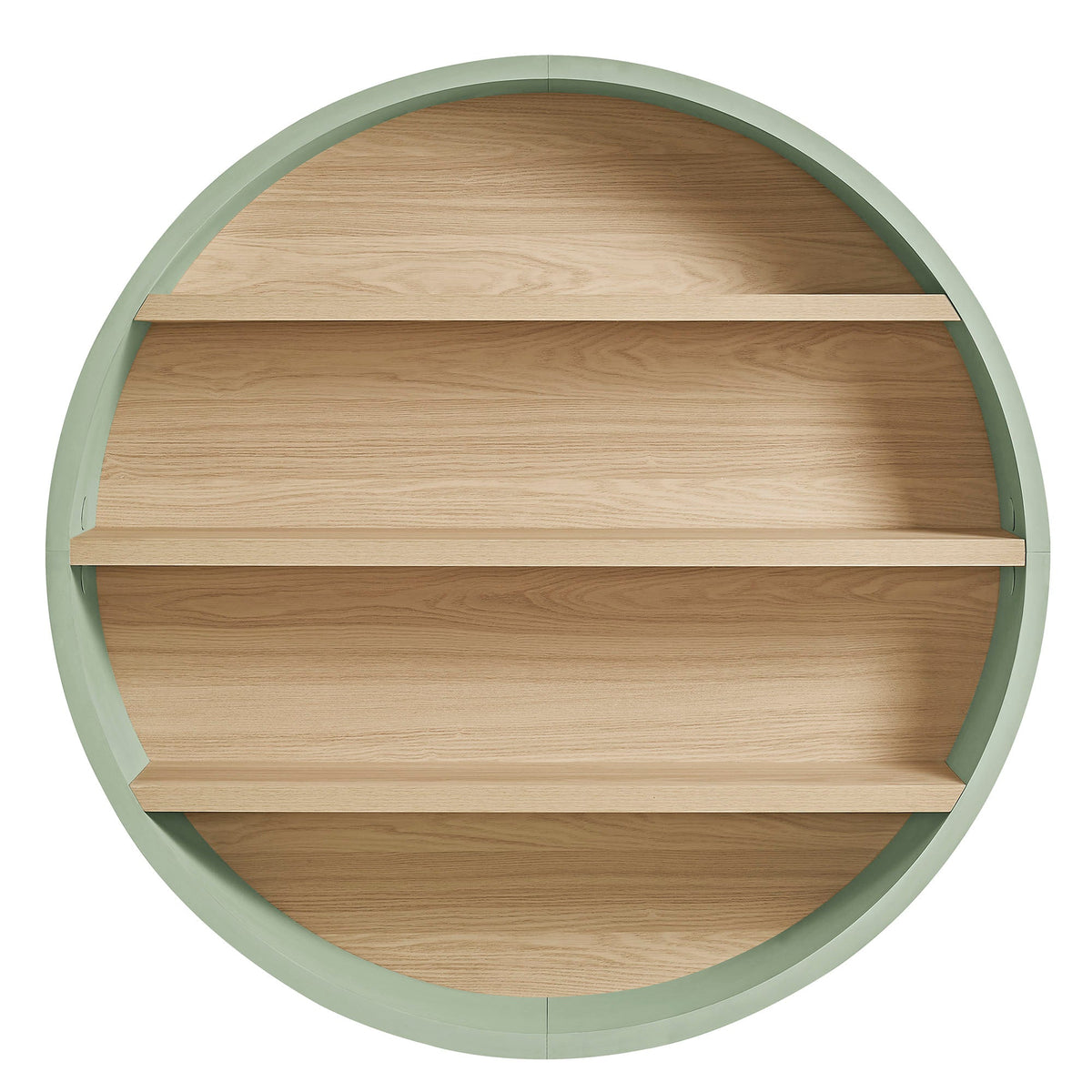 Romy 47" Round Wall Book Shelf