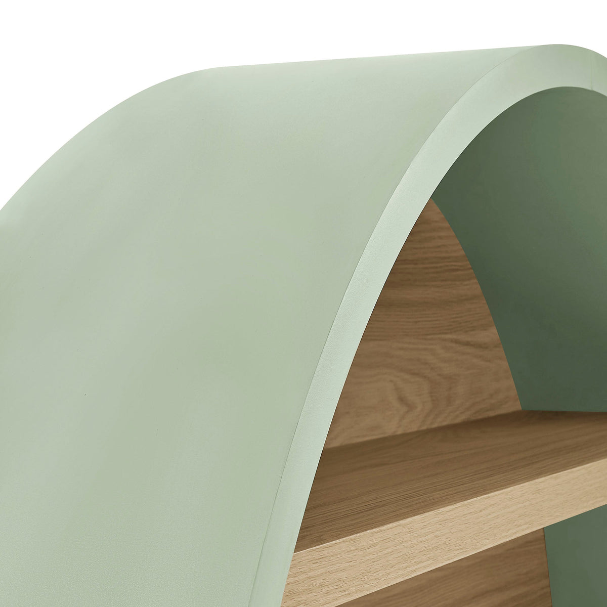 Romy 47" Round Wall Book Shelf