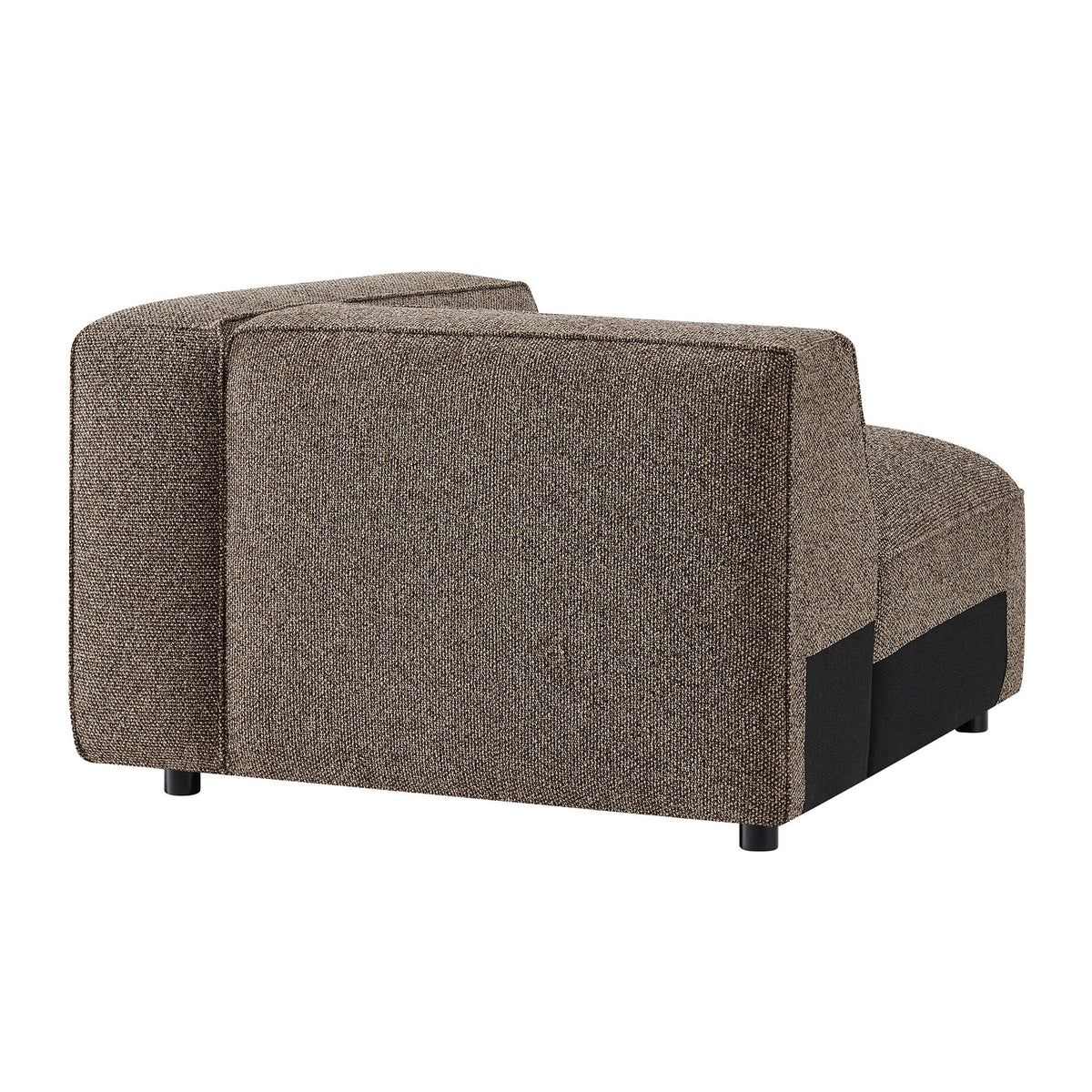 Auren Lattice Bouclé Upholstered Modular Right-Facing Arm Chair
