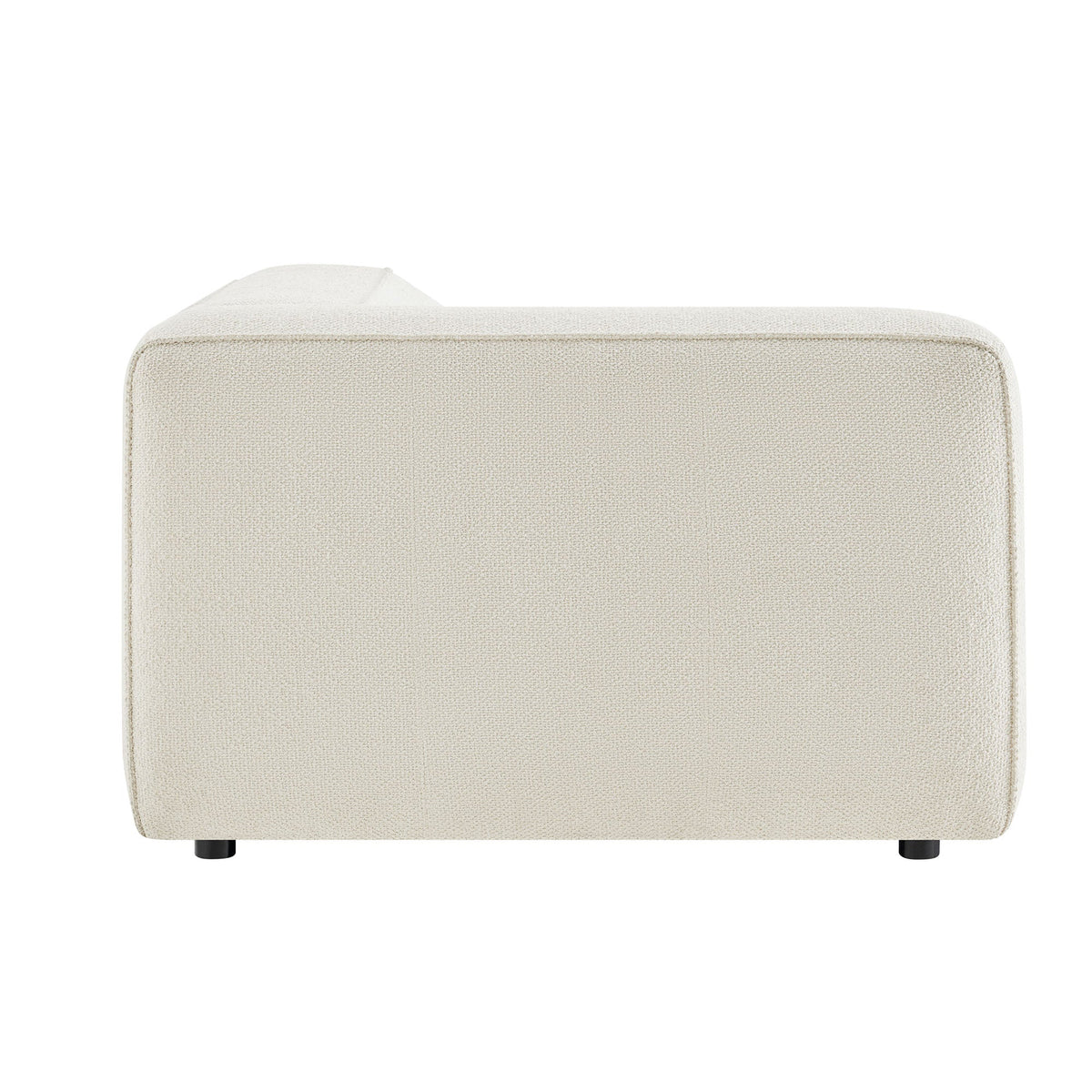 Auren Lattice Bouclé Upholstered Modular Left-Facing Arm Chair