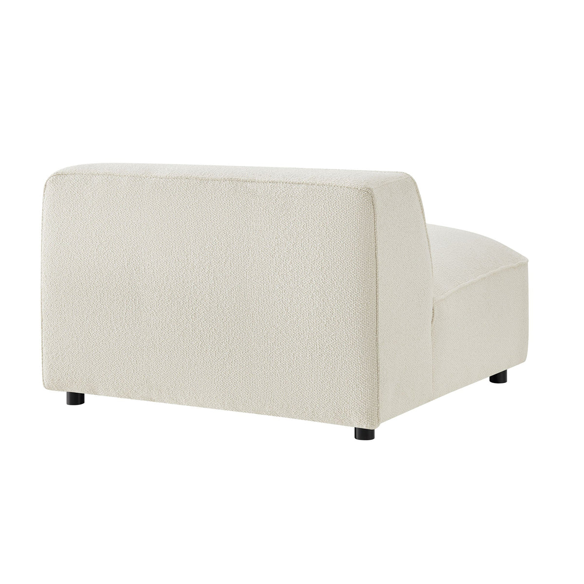 Auren Lattice Bouclé Upholstered Modular Armless Chair