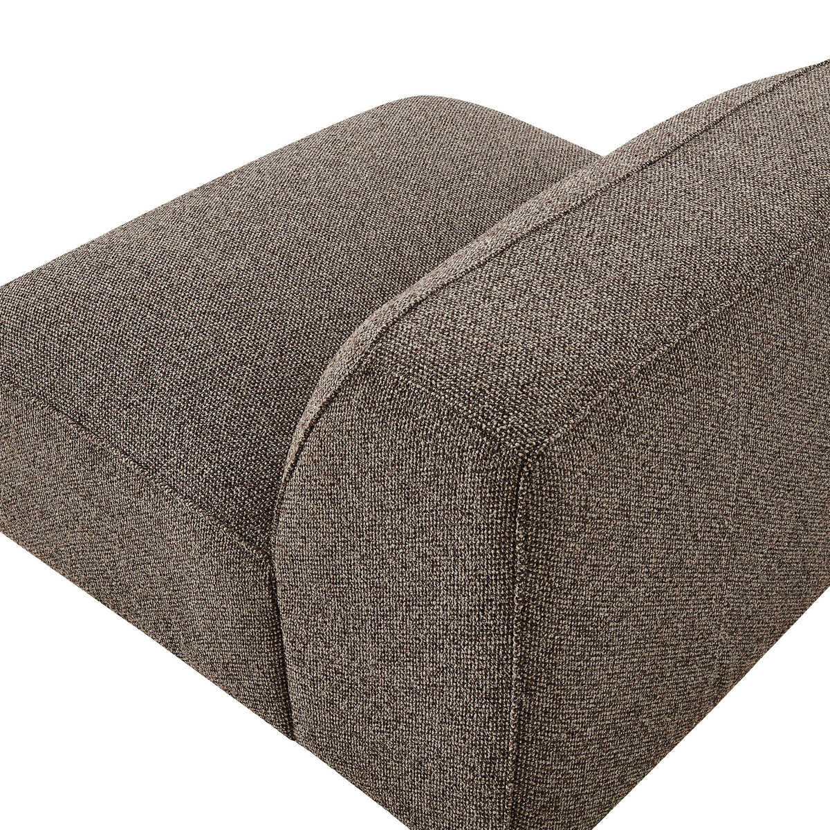 Auren Lattice Bouclé Upholstered Modular Armless Chair