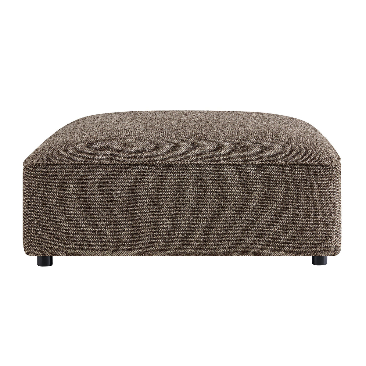 Auren Lattice Bouclé Upholstered Ottoman