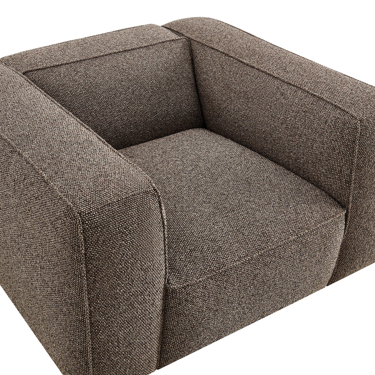 Auren Lattice Bouclé Upholstered Accent Chair