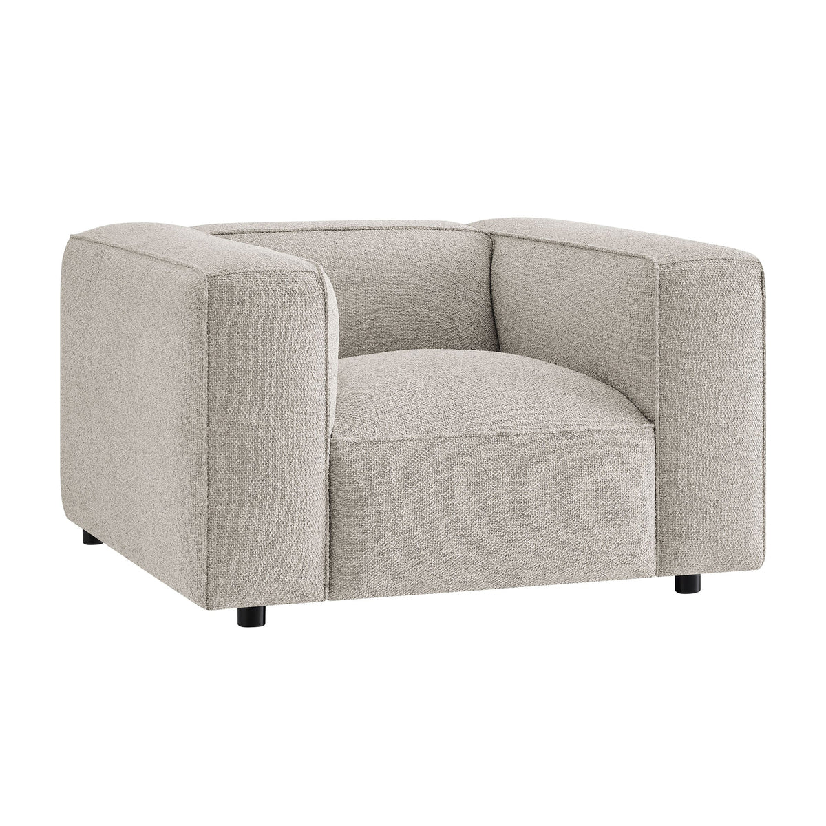 Auren Lattice Bouclé Upholstered Accent Chair