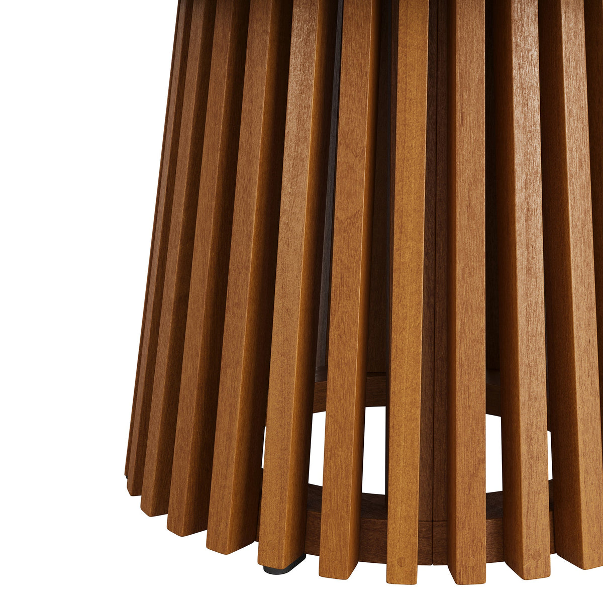 Lane 31 Inch Round Outdoor Teak Wood Coffee Table