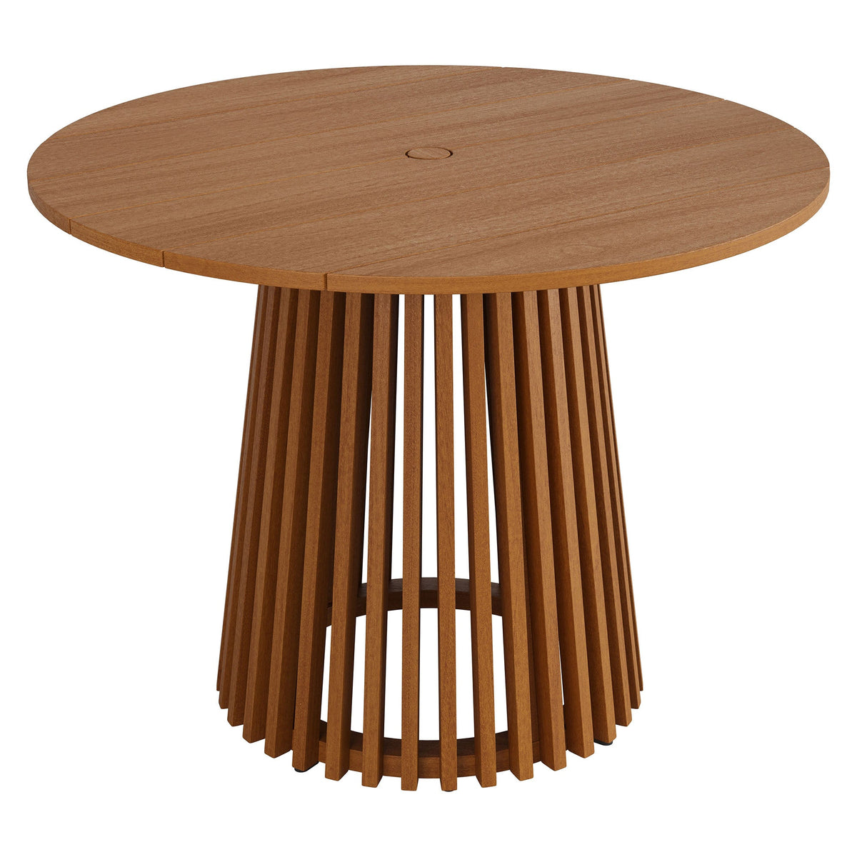 Lane 39 Inch Round Outdoor Teak Wood Dining Table