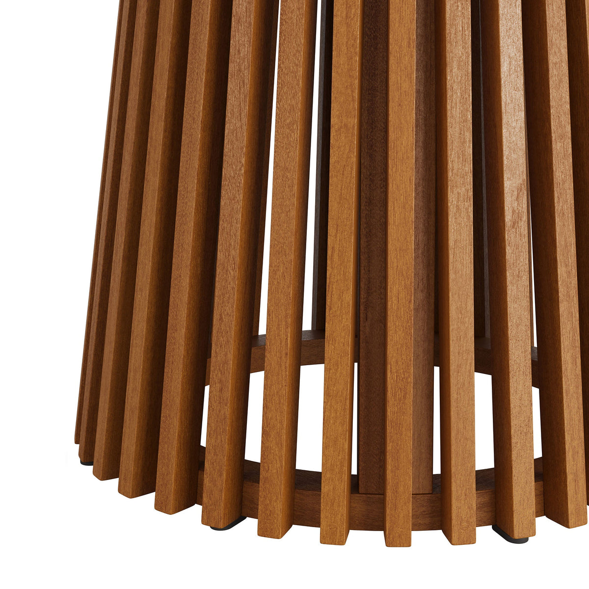 Lane 39 Inch Round Outdoor Teak Wood Dining Table