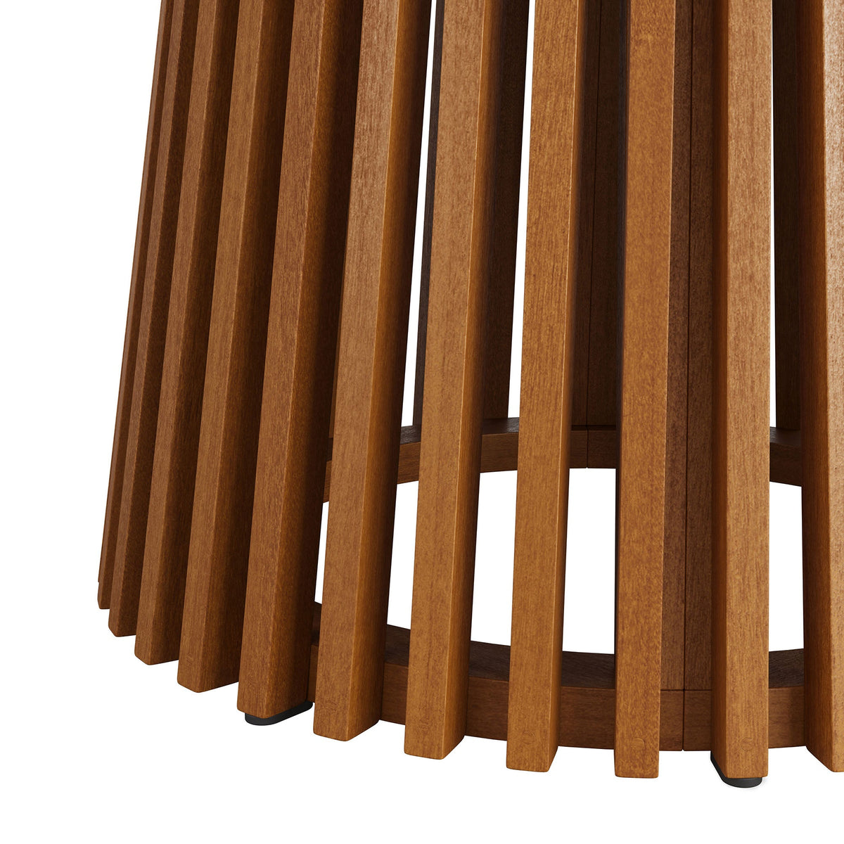Lane 47 Inch Round Outdoor Teak Wood Dining Table