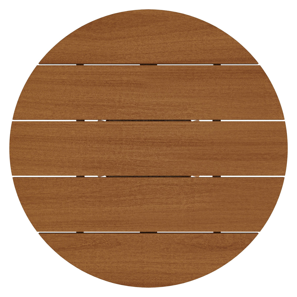 Lane 31 Inch Round Outdoor Teak Wood Bar Table
