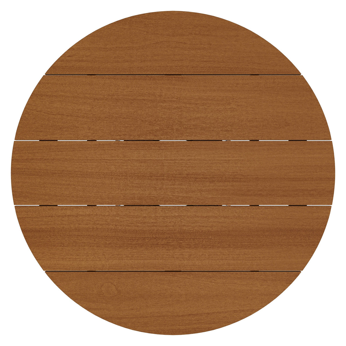 Lane 35 Inch Round Outdoor Teak Wood Bar Table