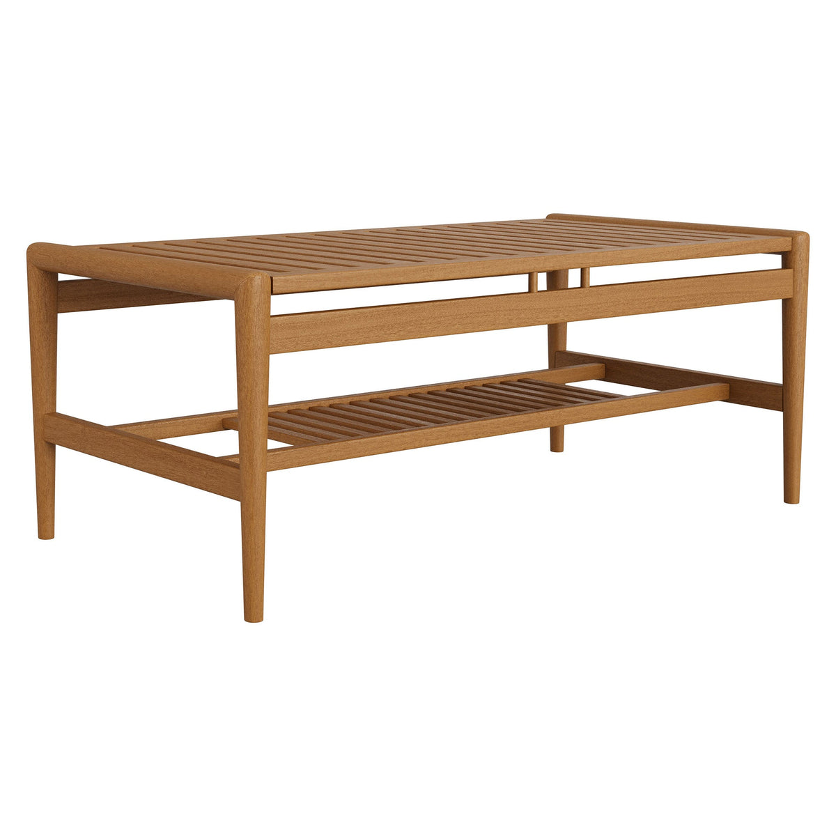 Hayden 46 Inch Outdoor Teak Wood Coffee Table