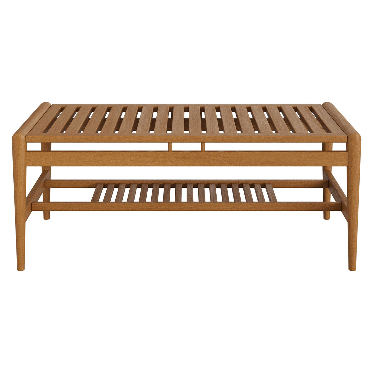 Hayden 46 Inch Outdoor Teak Wood Coffee Table
