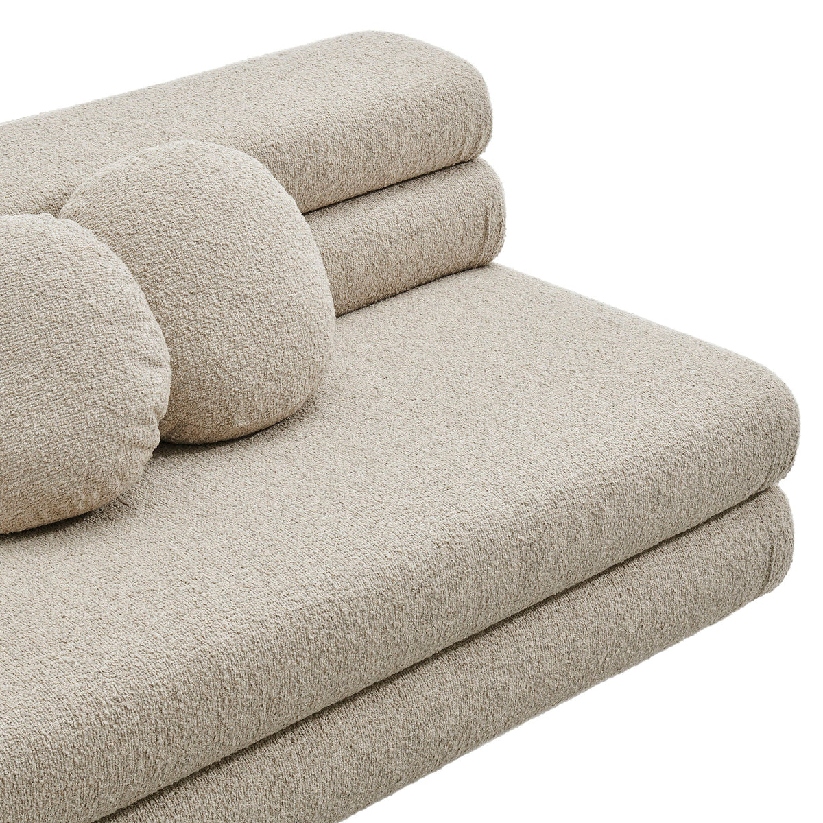 Jubilee Upholstered Modular Armless Loveseat