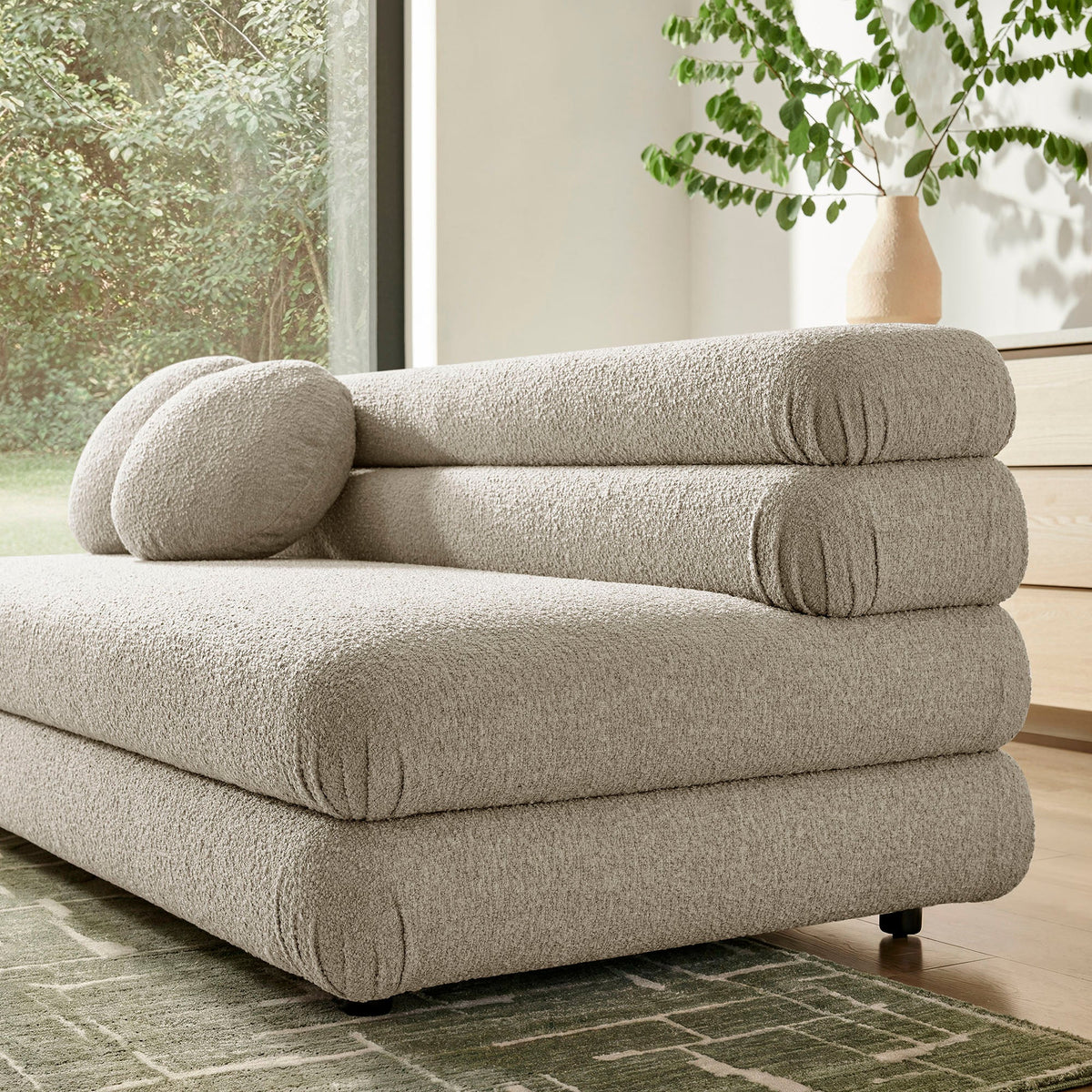 Jubilee Upholstered Modular Armless Loveseat