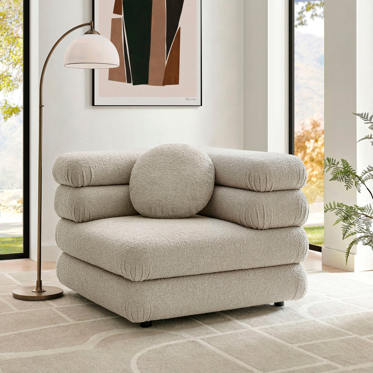 Jubilee Upholstered Modular Corner Chair
