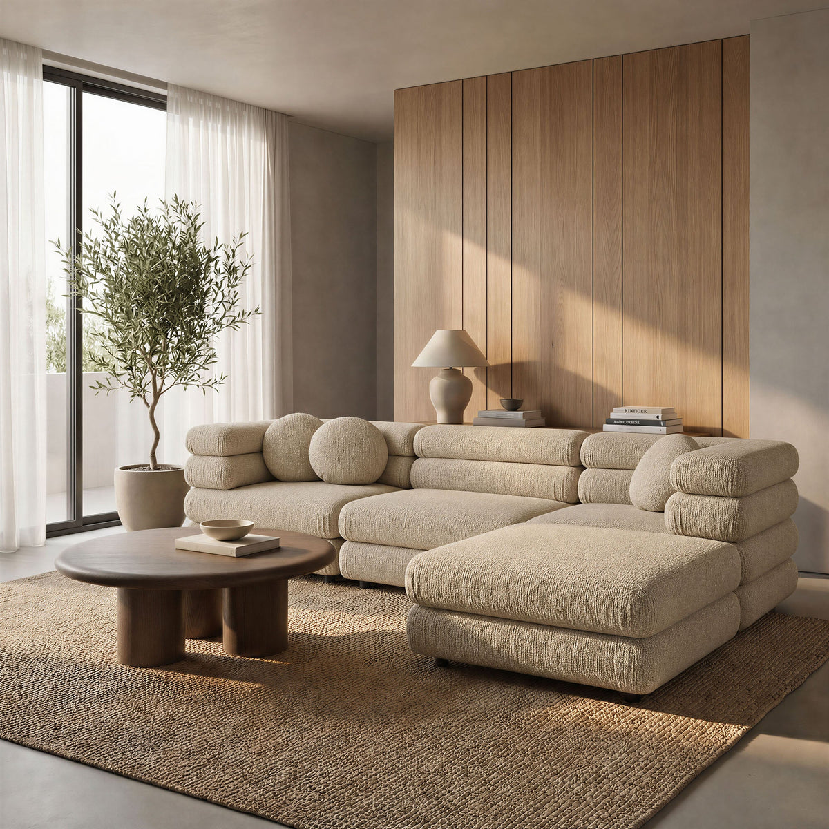Jubilee 4-Piece Upholstered Modular Sofa Set