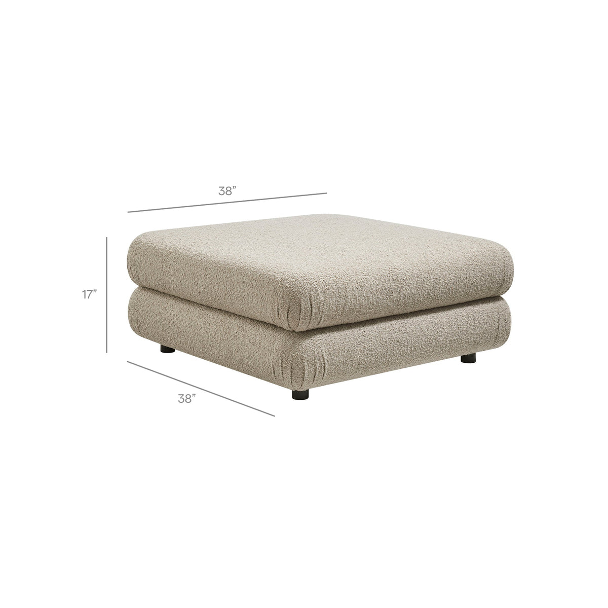 Jubilee 4-Piece Upholstered Modular Sofa Set