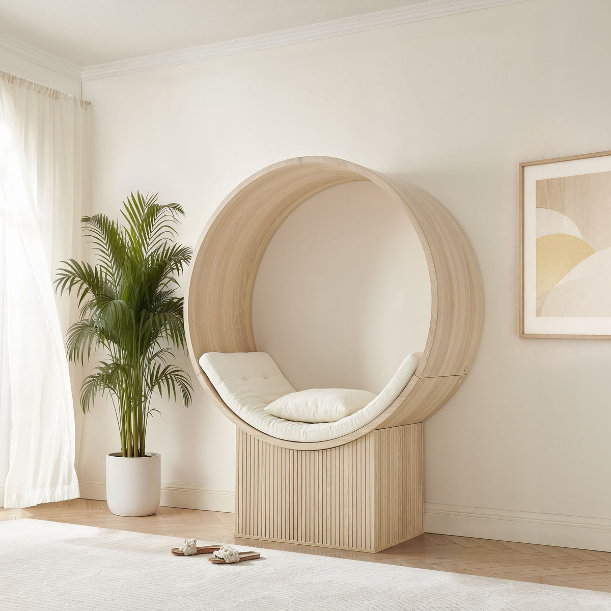 Aperture Round Alcove Accent Chair