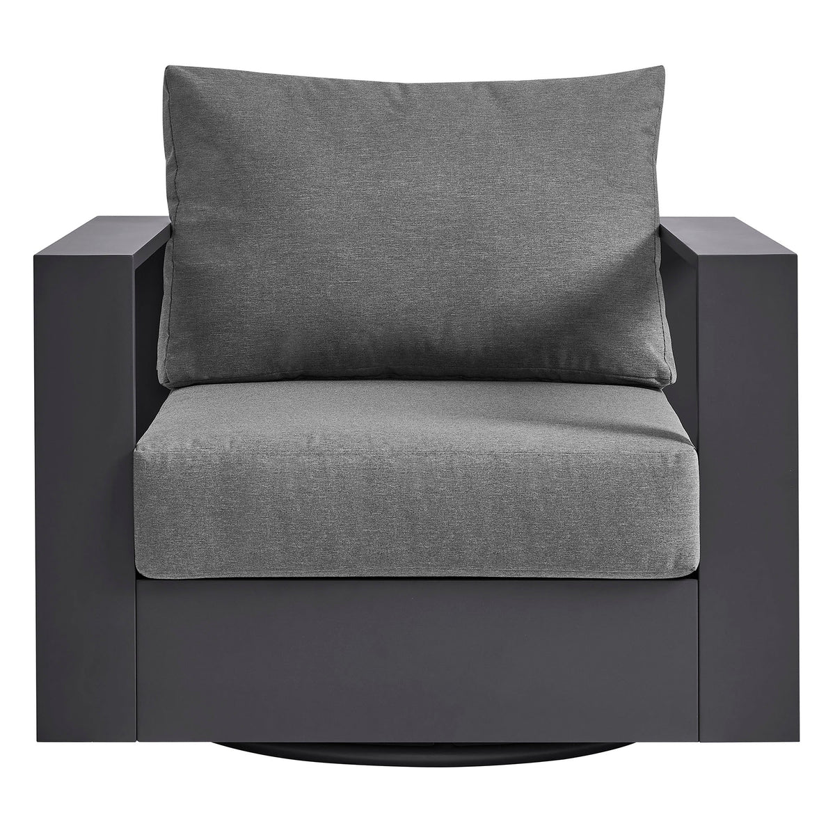 Tahoe Outdoor Powder-Coated Aluminum Swivel Armchair
