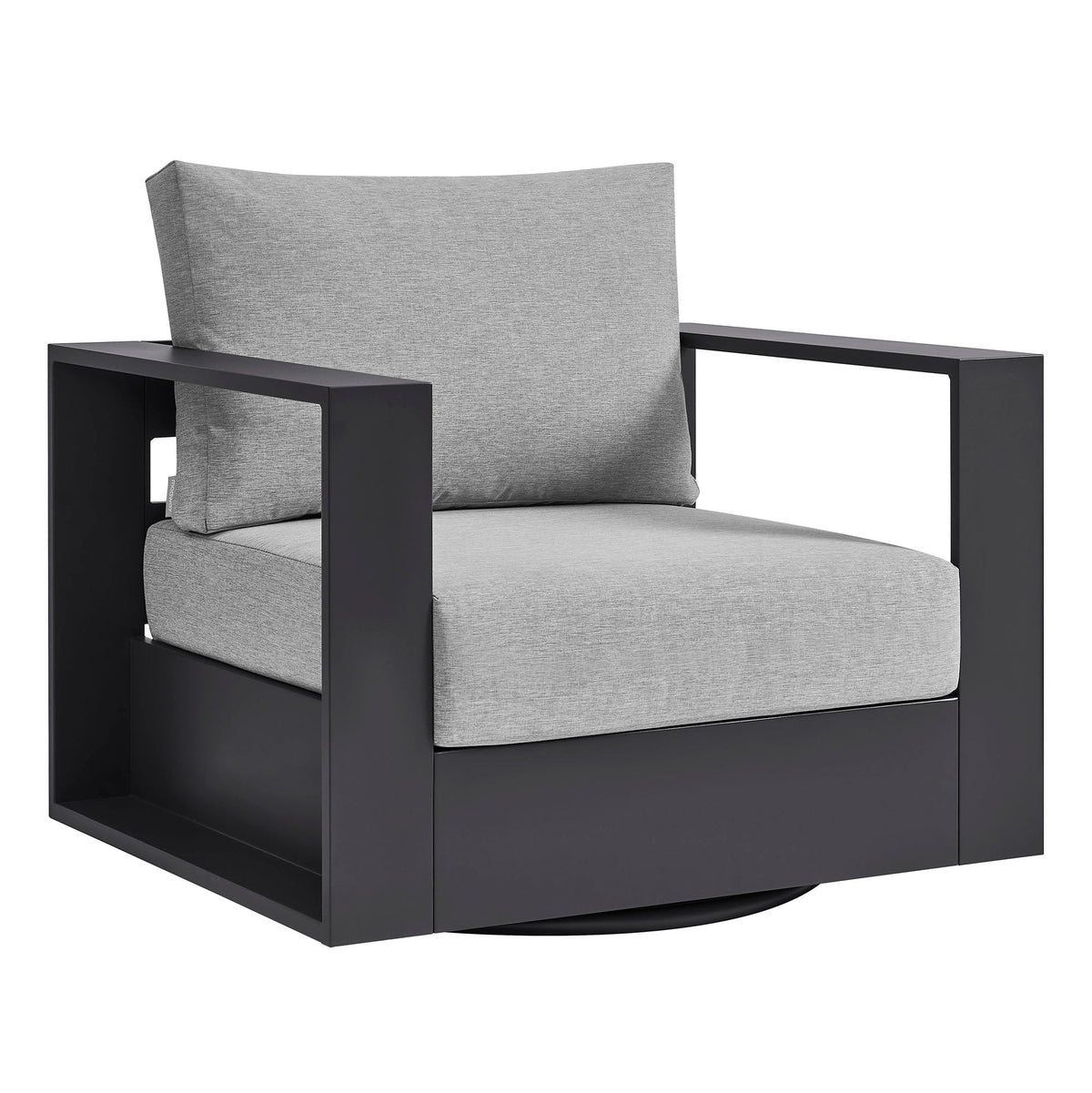 Tahoe Outdoor Powder-Coated Aluminum Swivel Armchair