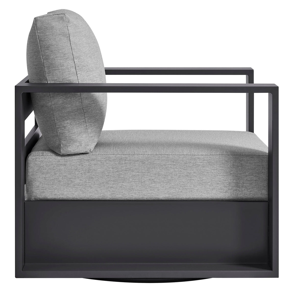 Tahoe Outdoor Powder-Coated Aluminum Swivel Armchair