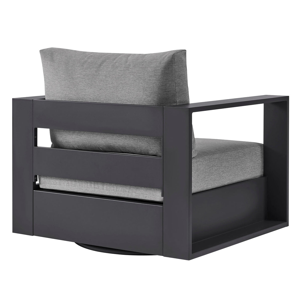 Tahoe Outdoor Powder-Coated Aluminum Swivel Armchair