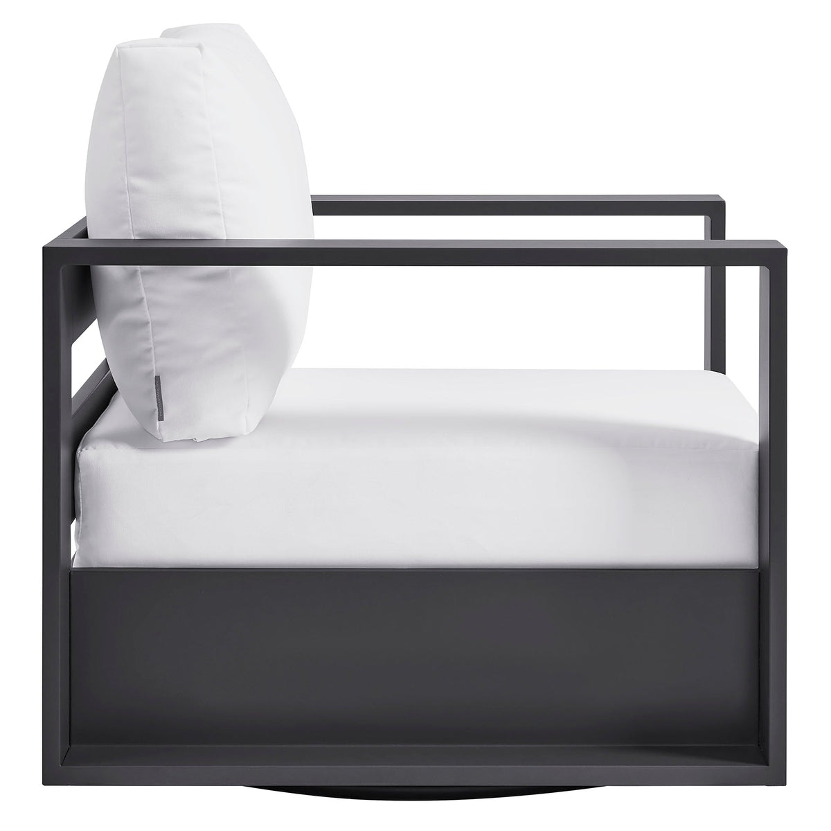 Tahoe Outdoor Powder-Coated Aluminum Swivel Armchair
