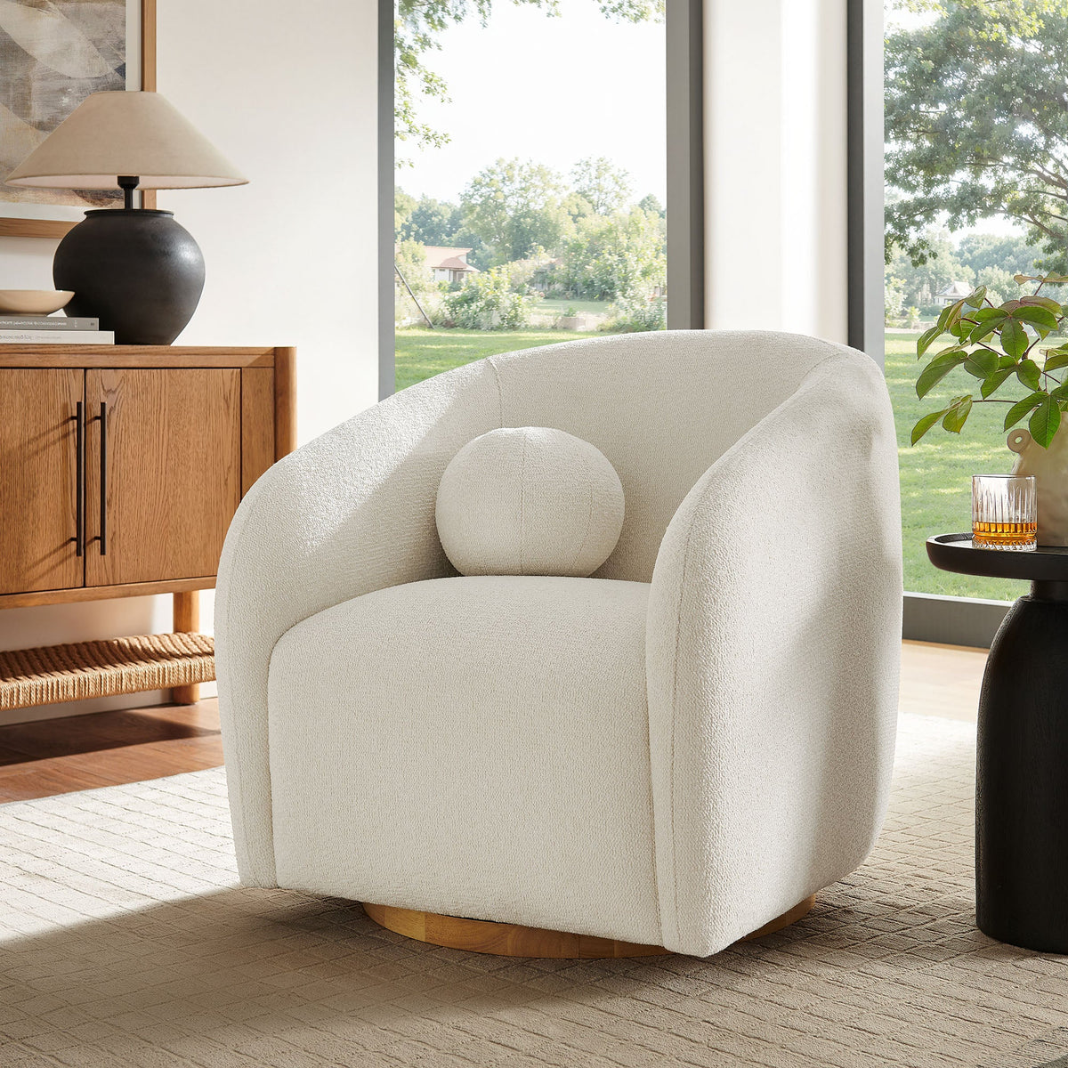 Holland Swivel Armchair