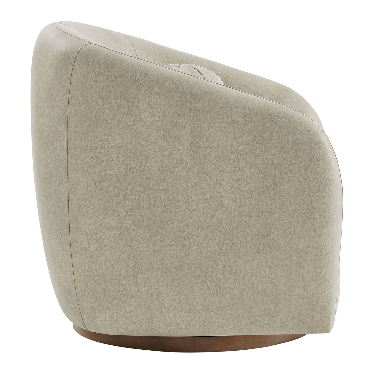 Holland Swivel Vegan Leather Armchair