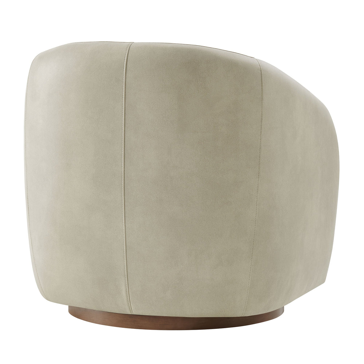 Holland Swivel Vegan Leather Armchair