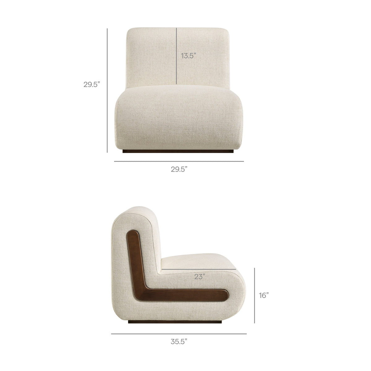 Denby Linen Blend Accent Chair