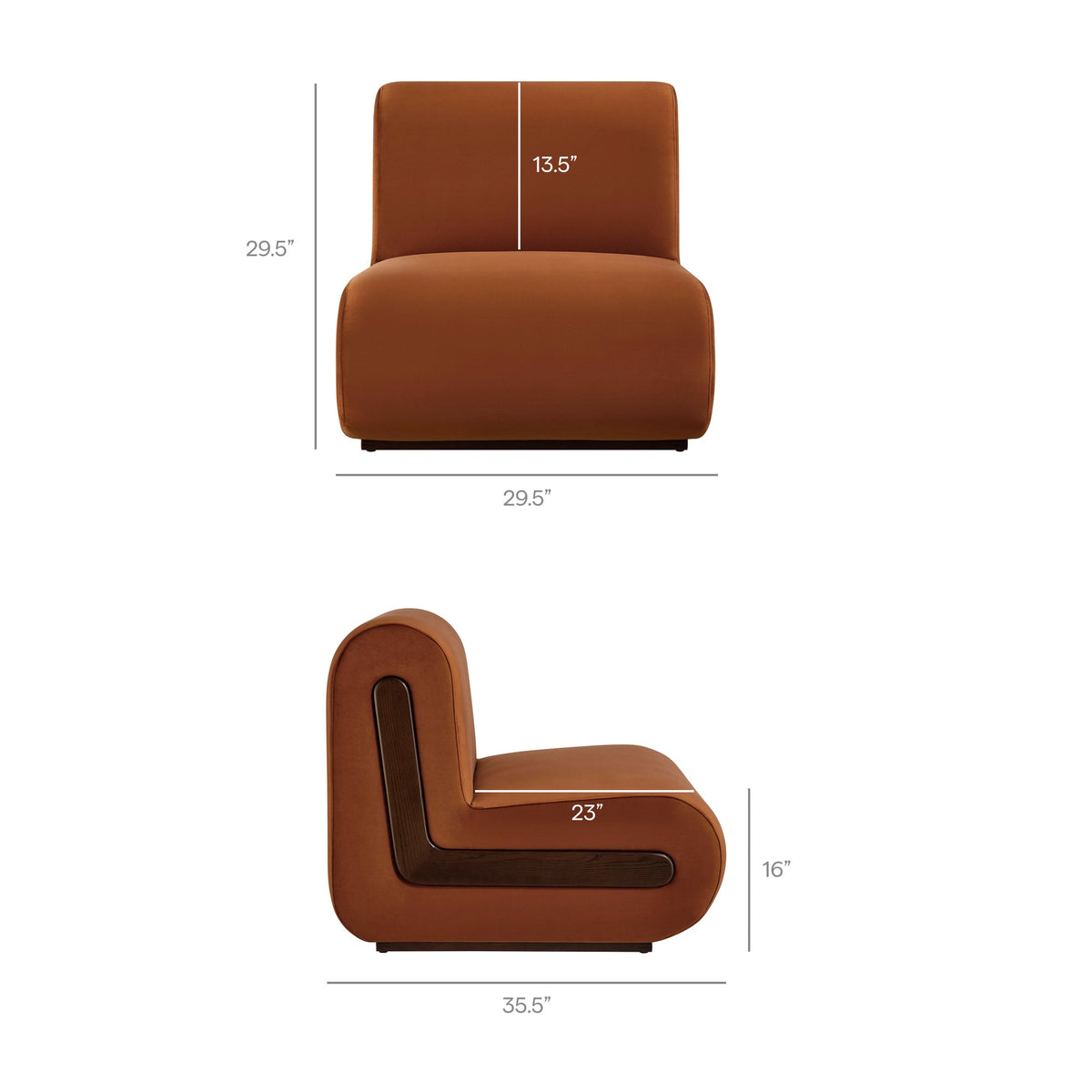 Denby Performance Velvet Accent Chair