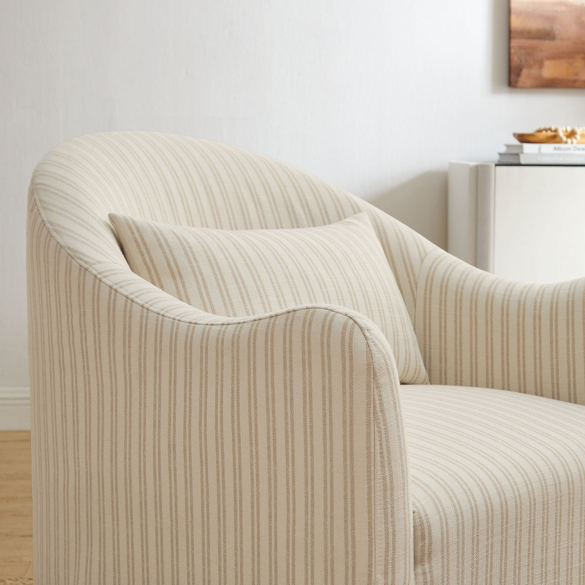 Bardot Striped Accent Chair