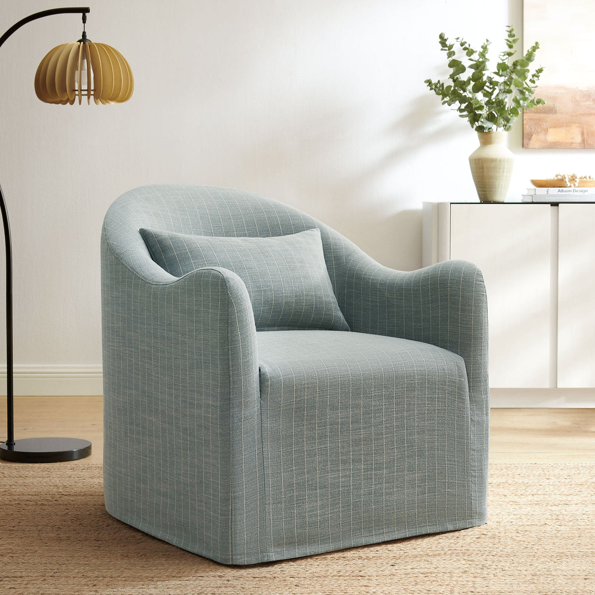 Bardot Striped Accent Chair