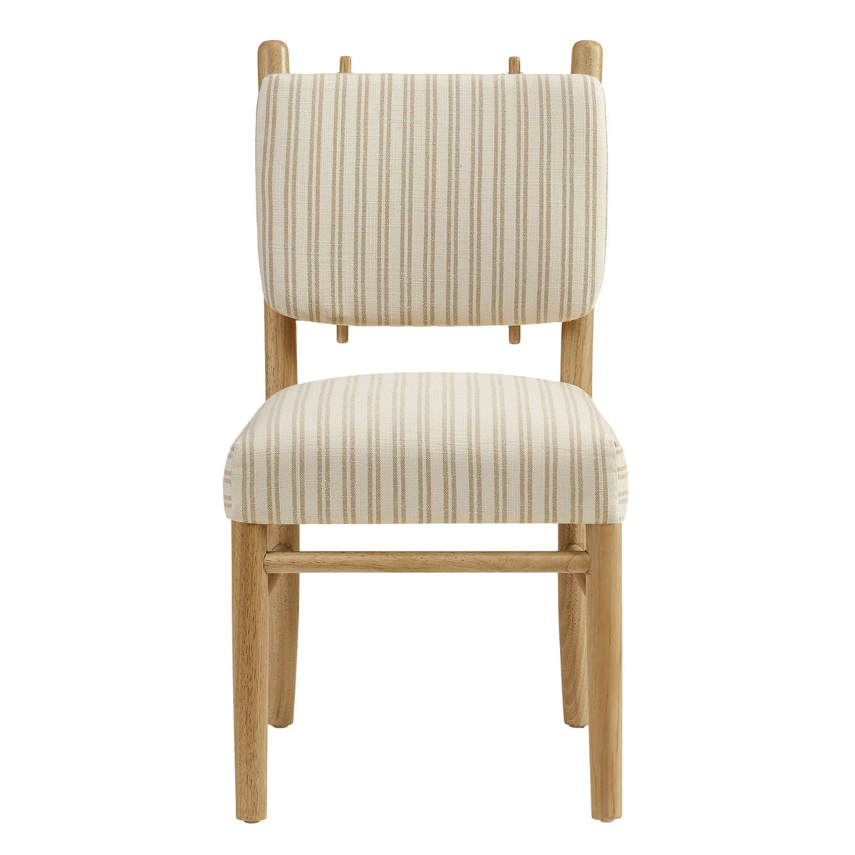 Mauden Striped Dining Side Chairs Set of 2