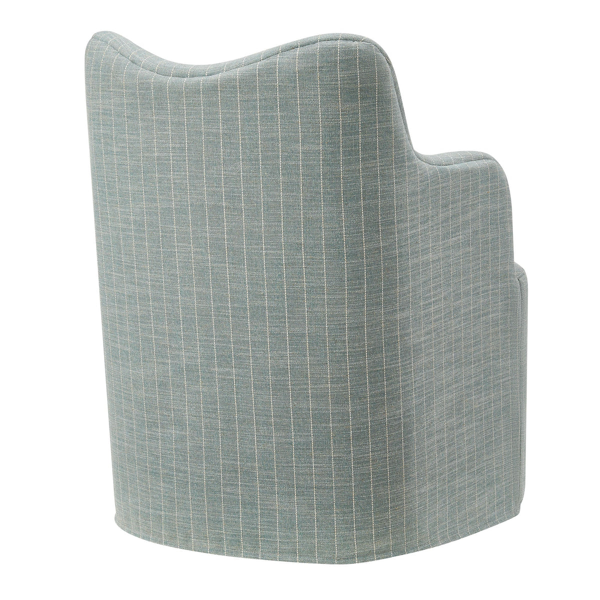 Cordelle Linen Blend Swivel Dining Chair