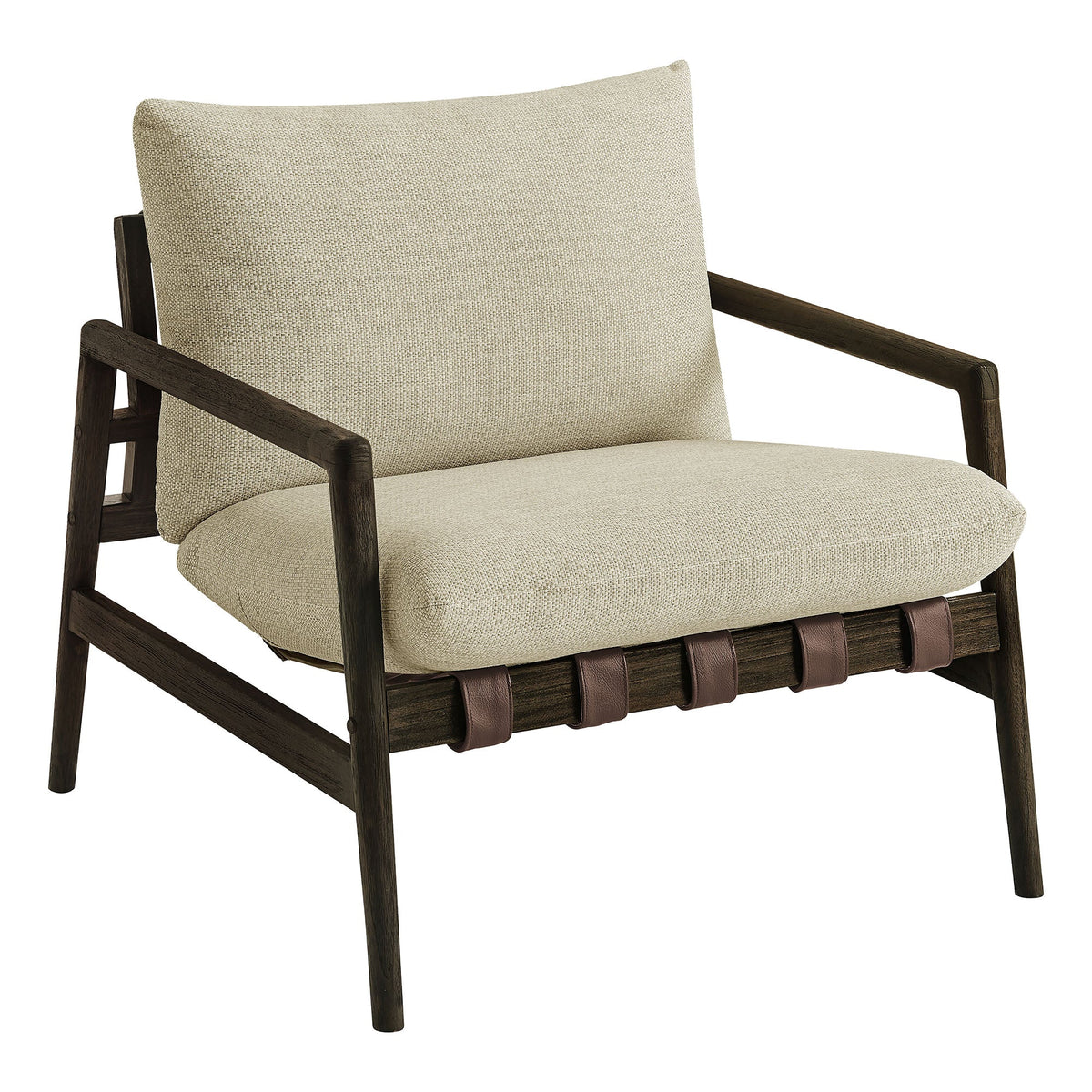 Nomi Outdoor Teak Wood Sling Chair