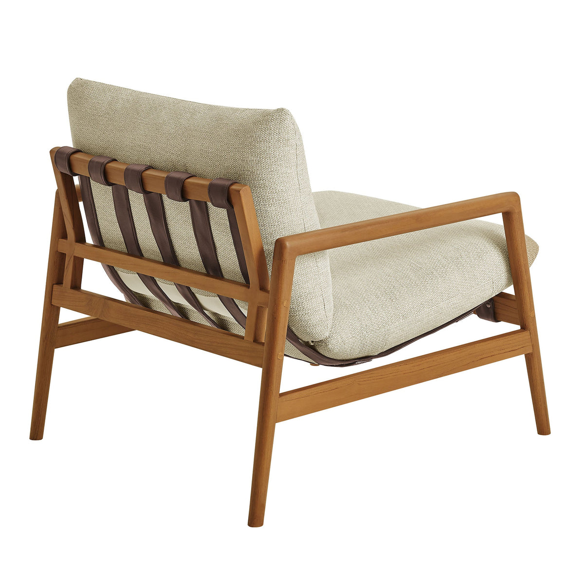 Nomi Outdoor Teak Wood Sling Chair