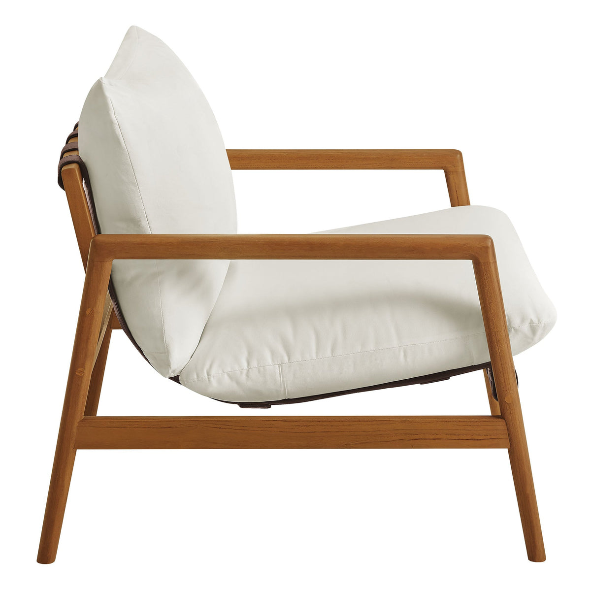 Nomi Outdoor Teak Wood Sling Chair