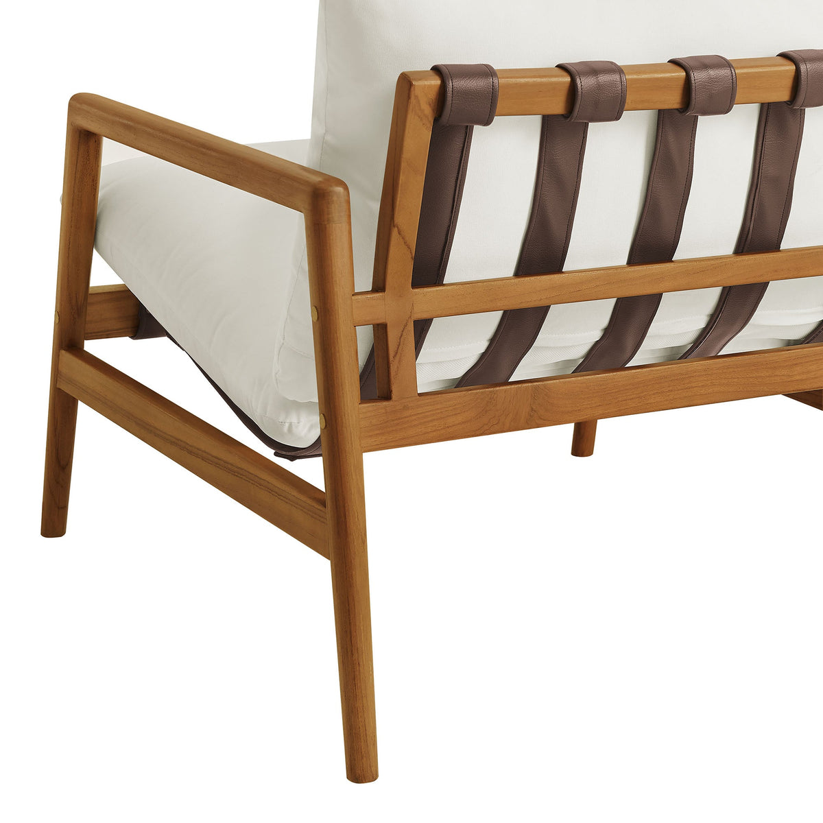 Nomi Outdoor Teak Wood Sling Chair