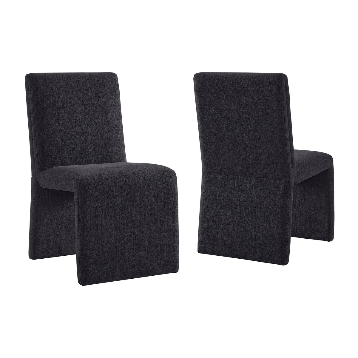 Emory Upholstered Fabric Dining Side Chair Set of 2