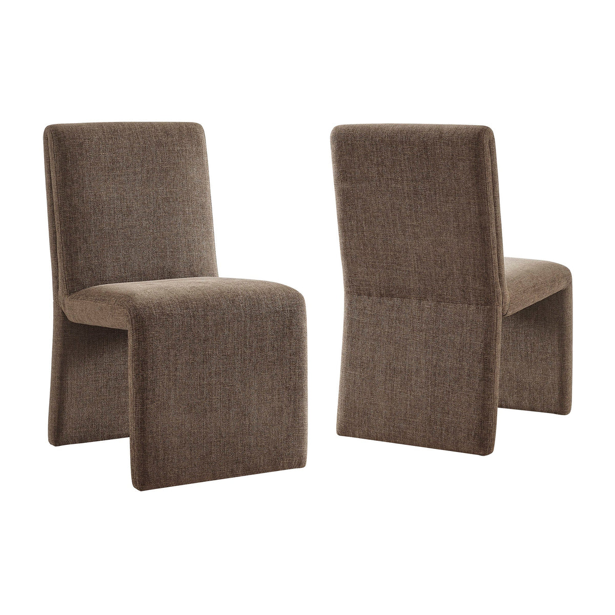 Emory Upholstered Fabric Dining Side Chair Set of 2