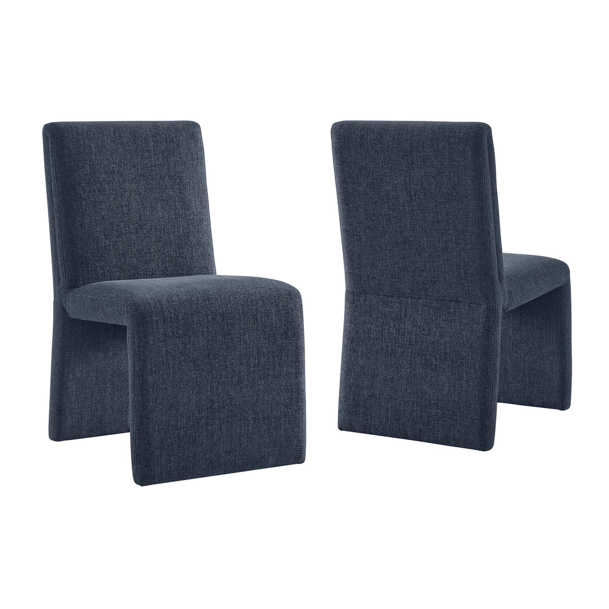 Emory Upholstered Fabric Dining Side Chair Set of 2