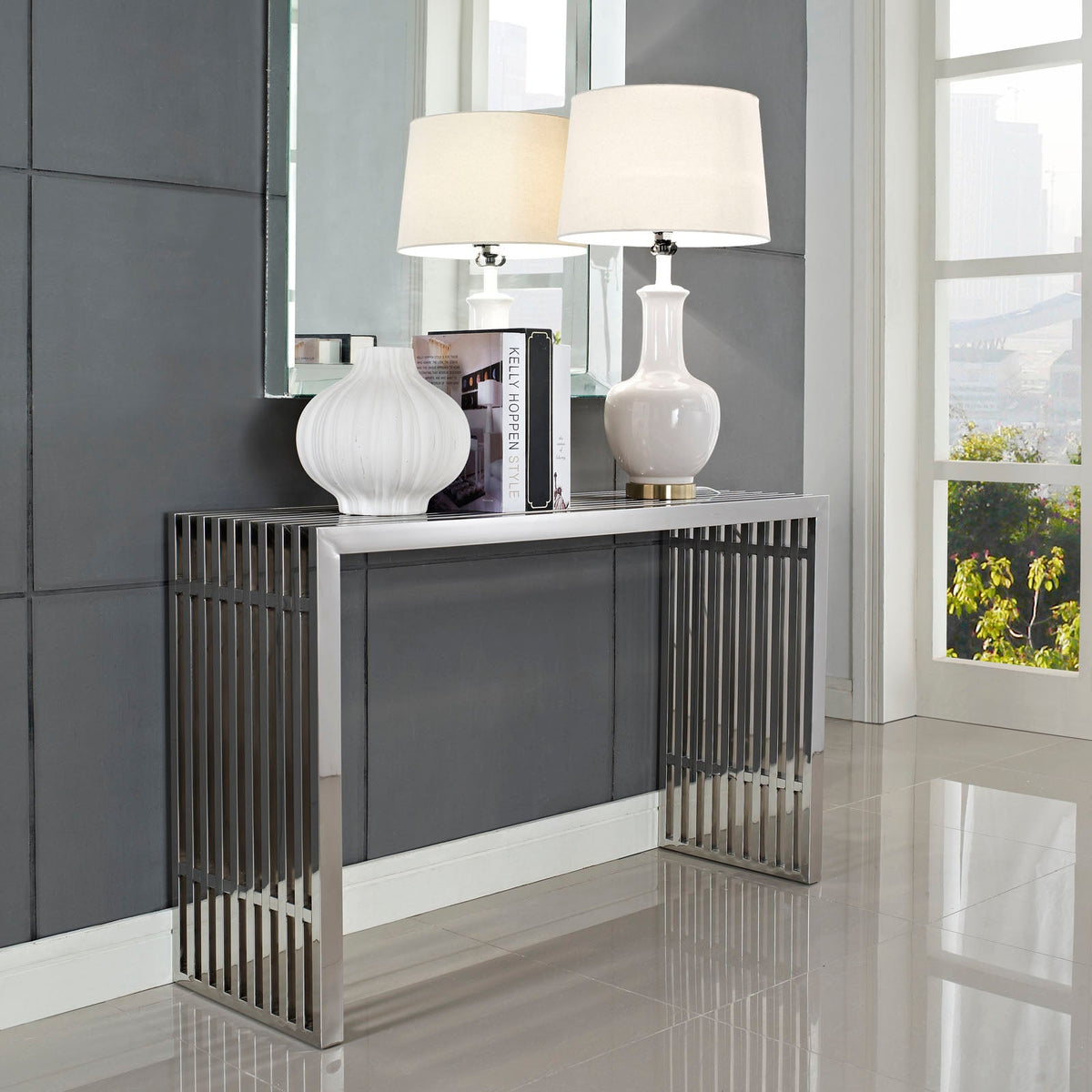 Gridiron Console Table - view 4